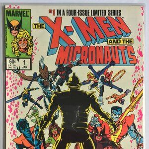 X-Men and the Micronauts #1, #2, #3 & #4 (1984, Marvel) Limited Series Set